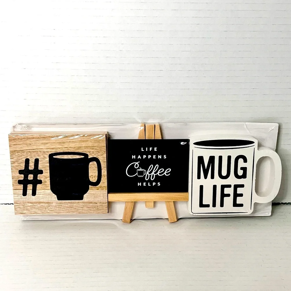 Target Coffee Bar/Tiered Tray Mini Coffee Signs